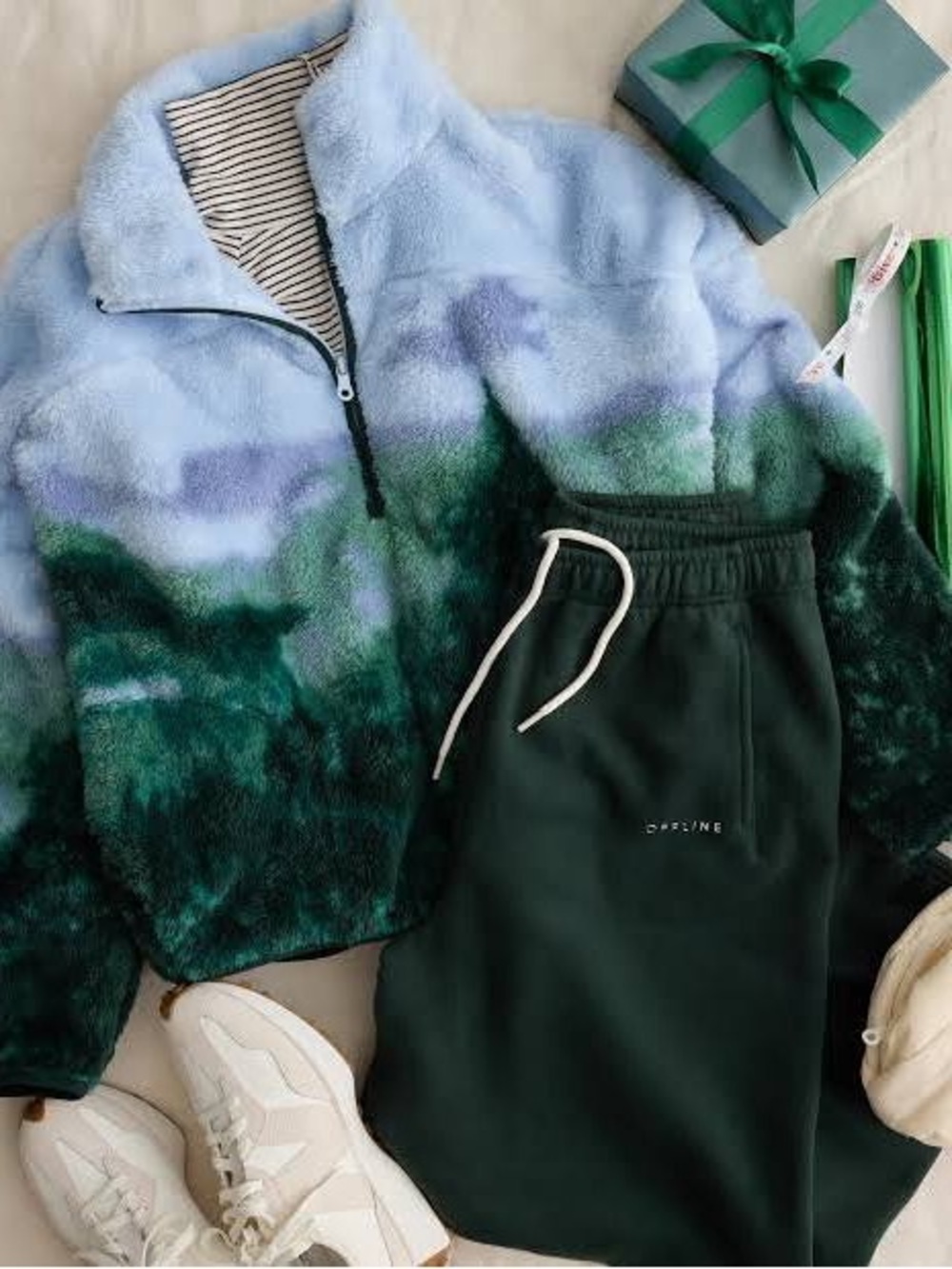 Aerie Sherpa Quarter-Zip Fleece Pullover
